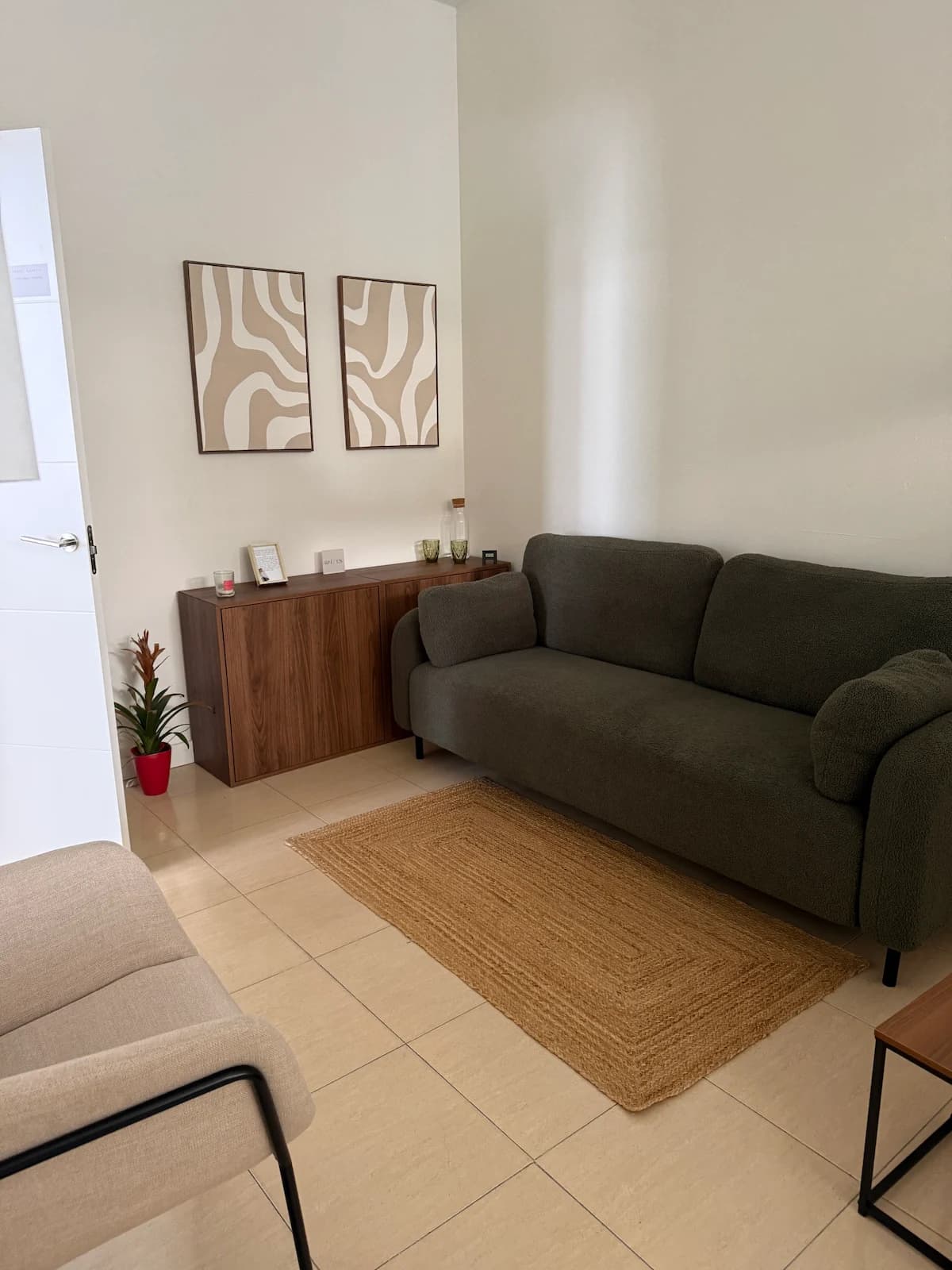 Sala de terapia del centro Raíces Terapias
